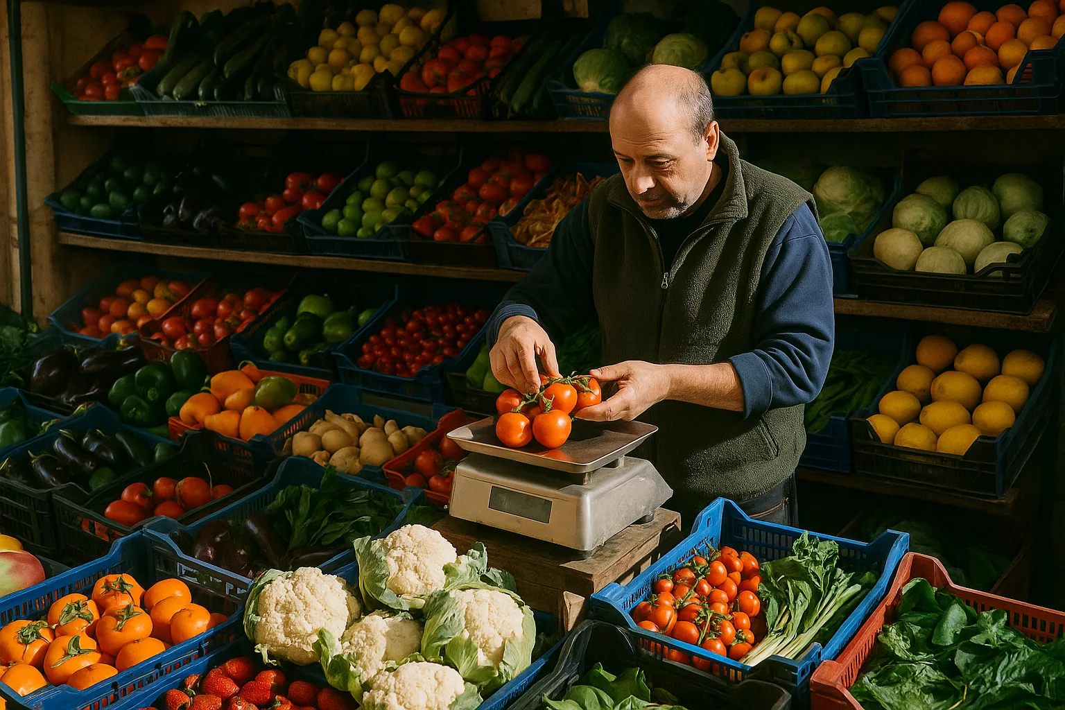 Your greengrocer shop, always fresh