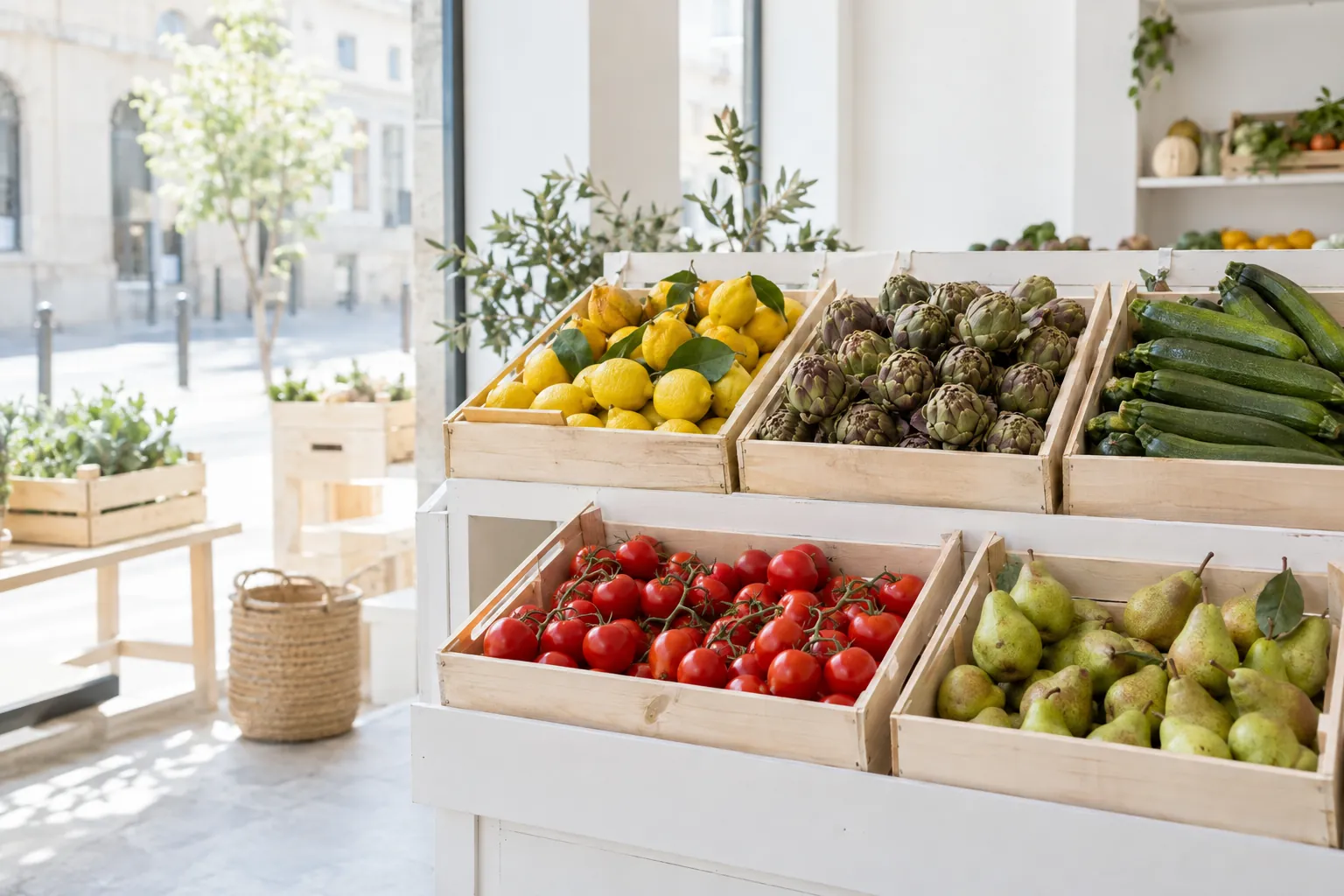Il tuo banco di frutta e verdura, sempre fresco